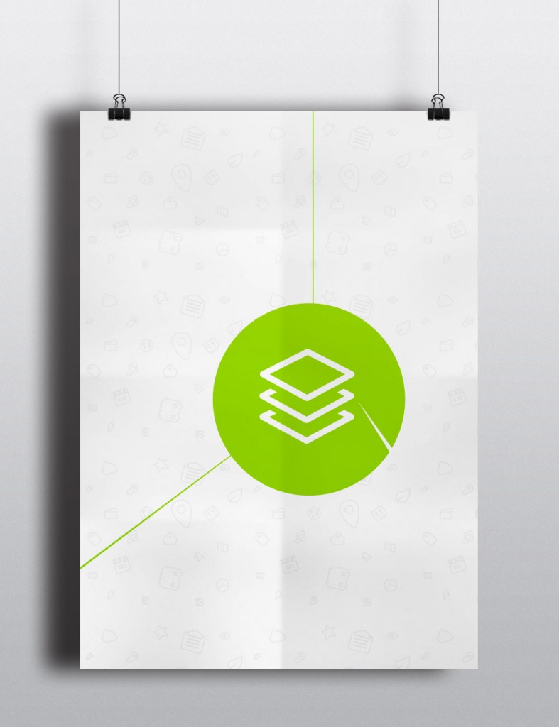 Free psd of the day poster design template version 1