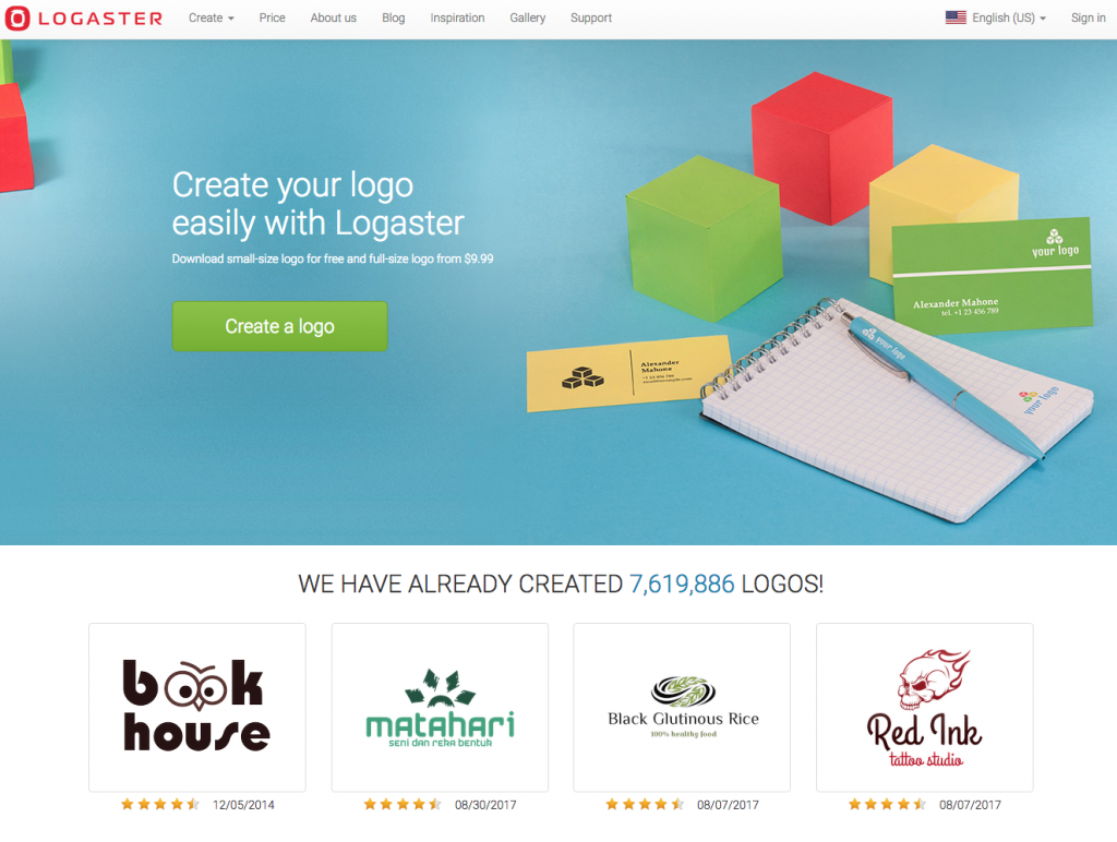 Logaster - Membuat Logo Online