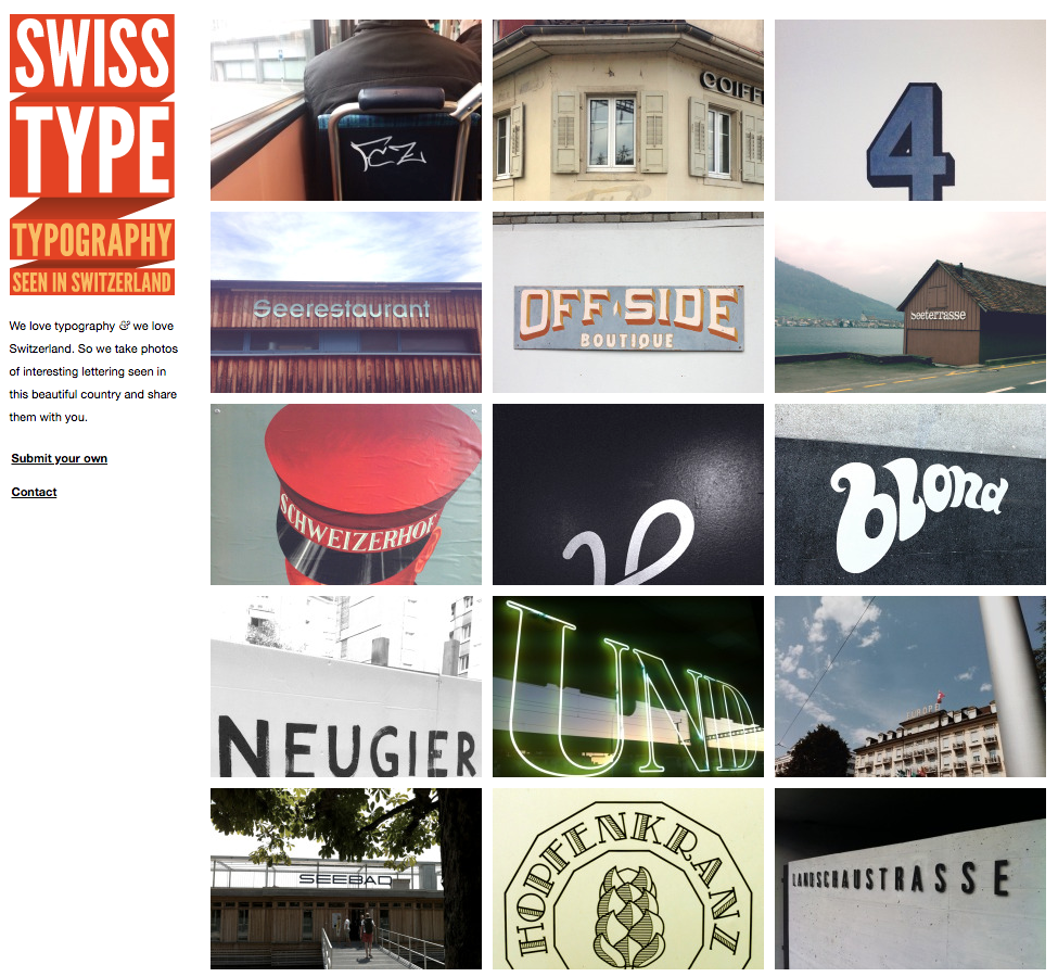 SwissType - contoh desain grafis