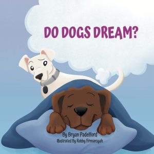 DO DOGS DREAM The Adventures of Link and Remi cover - children book illustration