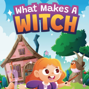 What Makes a Witch cover - childrens book illustration