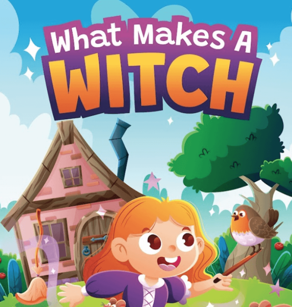 What Makes a Witch cover - childrens book illustration