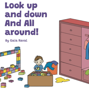 Look up and down And All around cover - childrens illustrator