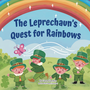 The Leprechauns Quest for Rainbows cover - childrens book illustration