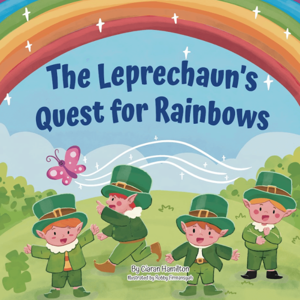 The Leprechauns Quest for Rainbows cover - childrens book illustration