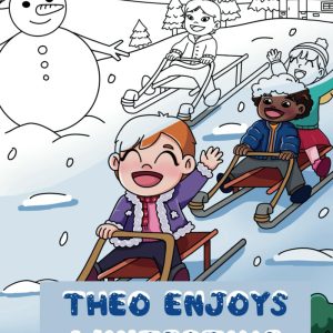 Theo enjoys wintertime: Paint your story (Paint your story-english)