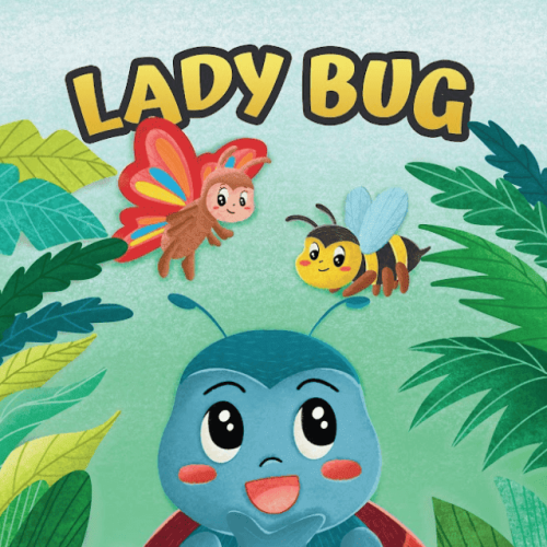 lady bug children book cover